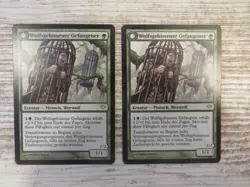 2x Wolfbitten Captive - Dark Ascension - NM - German - MTG Werewolf - Image 1
