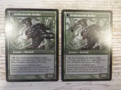 2x Wolfbitten Captive - Dark Ascension - NM - German - MTG Werewolf - Image 2