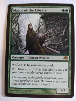 Magus of the Library Planar Chaos 134/165 MTG Magic (MP) x1 Rare Single Green - Image 1