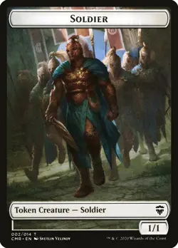 10 Soldier Tokens (002/014) Commander Legends M/NM Free Shipping - Image 1