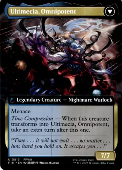 MTG Ultimecia, Time Sorceress (Extended Art) Normal NM FINAL FANTASY Magic 513 - Image 2