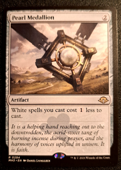 Pearl Medallion #294 (NM) Modern Horizons 3 MH3 Magic MTG - Image 1