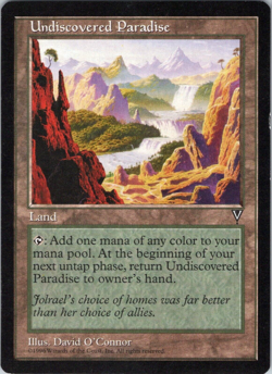 MTG Undiscovered Paradise Visions 167/167 Regular Rare, Never Played - Image 1