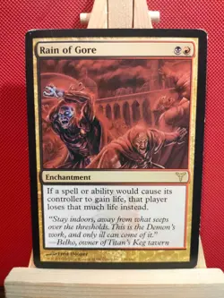 Rain of Gore - Dissension - Rare - Excellent/LP - MTG - Image 1