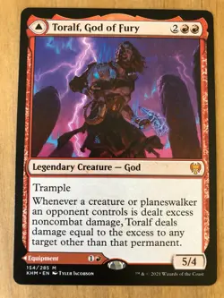 Magic The Gathering Kaldheim - TORALF, GOD OF FURY - MYTHIC. - Image 1
