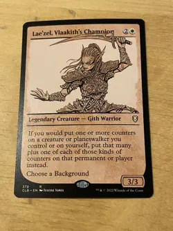 1x Lae'zel, Vlaakith's Champion Showcase NM Eng MTG - CLB Baldur's Gate - Image 1