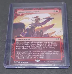 Aggravated Assault Wilds of Eldraine: Enchanting Tales Regular - Image 1