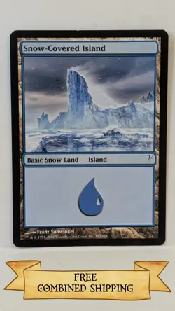 Magic the Gathering: 9X Snow-Covered Island Coldsnap Lot - Image 2