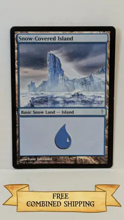 Magic the Gathering: 9X Snow-Covered Island Coldsnap Lot - Image 3