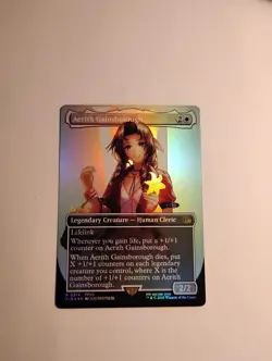 Aerith Gainsborough (Borderless) Final Fantasy Foil - Image 1