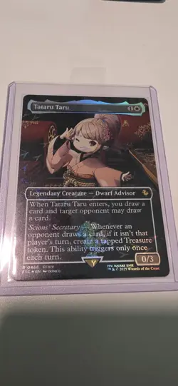 Tataru Taru (Borderless) (Chocobo Track Foil) Commander: Final Fantasy Foil - Image 1