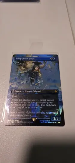 Snapcaster Mage (Borderless) (Chocobo Track Foil) Commander: Final Fantasy Foil - Image 2