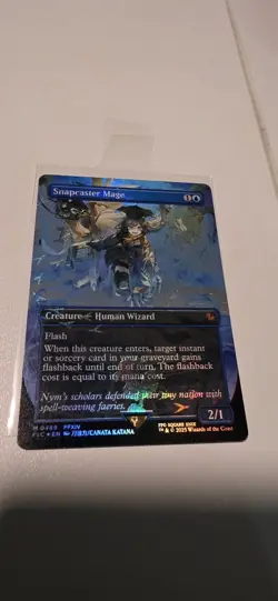 Snapcaster Mage (Borderless) (Chocobo Track Foil) Commander: Final Fantasy Foil - Image 3