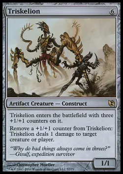 Magic the Gathering MTG Triskelion (57) DD Elspeth vs. Tezzeret LP - Image 1