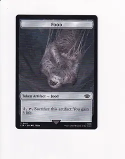 2023 MTG MAGIC THE GATHERING LORD OF THE RINGS TOKEN FOOD 0011 - Image 1