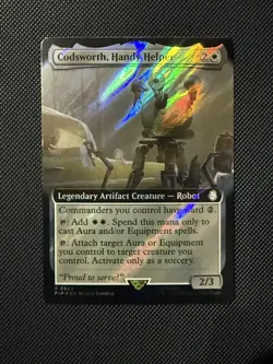 MTG - Codsworth, Handy Helper (Surge Foil) [Fallout] Foil - Image 1