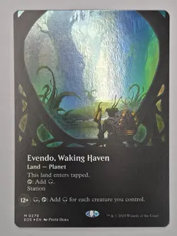 Evendo, Waking Haven (Borderless) Edge of Eternities Foil - Image 1