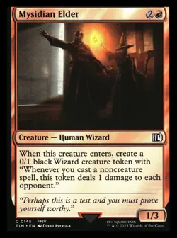 Mysidian Elder Final Fantasy MTG - NM - Image 1