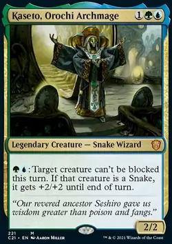 Magic the Gathering MTG Kaseto, Orochi Archmage (221) Commander 2021 NM - Image 1