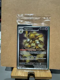 Pokemon TCG - Alakazam 009 Black Star Promo - Mega Evolution NM SEALED - Image 1