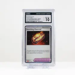 2023 Pokemon Scorching Charcoal Holo #026 Blastoise/Suicune ex Deck - CGC 10 - Image 2