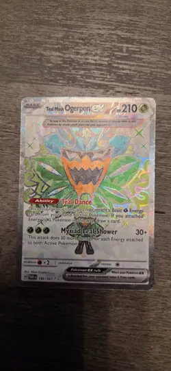 Pokemon TCG Ultra Teal Mask Ogerpon ex 190/167 Sv06: Twilight Masquerade Holo - Image 1