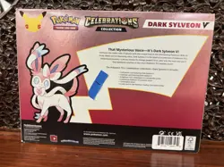 Pokemon TCG: Celebrations Dark Sylveon V Collection Box New Factory Sealed - Image 2