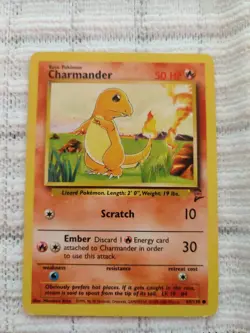 Charmander 69/130 Pokemon Base Set 2 Common - Image 1