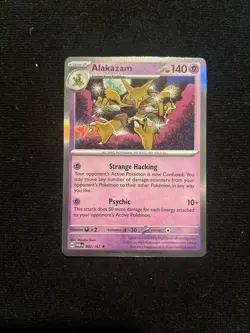 Pokemon TCG Alakazam Scarlet & Violet-Twilight Masquerade 082/167 Holo Rare - Image 2
