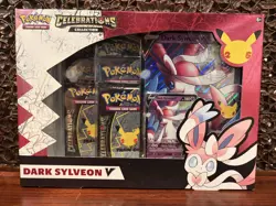 Pokemon TCG: Celebrations Dark Sylveon V Collection Box New Factory Sealed - Image 1