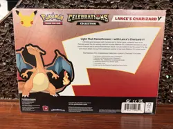 New and SEALED Pokemon TCG Celebrations Collection Lance's Charizard V Box 820650101625 - Image 2