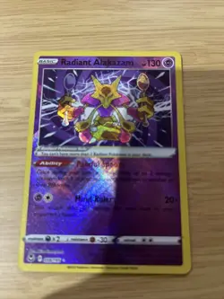 Radiant Alakazam - SWSH Silver Tempest 059/195 - Rare Pokemon - Image 1
