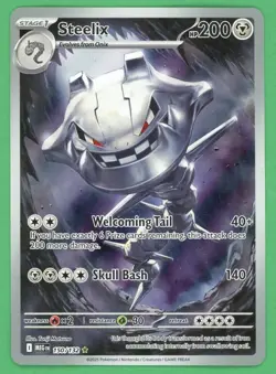 Steelix Pokemon Mega Evolutions Illustration Rare 150/132 - Image 1