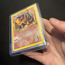 Blaine's Charizard 2/132 Gym Challenge Holo Heavily played Vintage Pokemon Card - Image 2