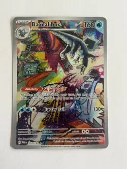 Pokemon TCG Baxcalibur Card 210/193 IR Sv02: Paldea Evolved - Image 1