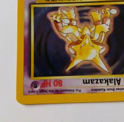 Vintage ALAKAZAM 1/102 Base Set Holo 🌟 LP/NM TCG Card - Sugimori 1999 - Image 3