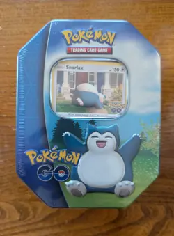 Pokemon Trading Card Game: Sword & Shield Pokemon Go Tin - Snorlax New & sealed! - Image 1
