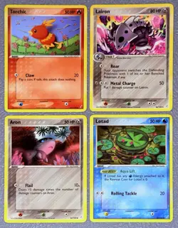 EX Crystal Guardians Pokemon Card Lot Of 4 Non Holo VLP - Image 1