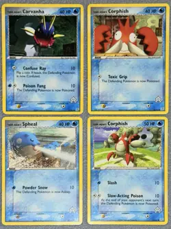 Pokemon EX Team Magma vs Team Aqua Regular Card Lot X4 NM 💧(2004) - Image 1