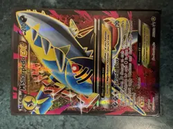 Pokemon FULL ART MEGA M SHARPEDO EX XY ALT ART PROMO +NEW FA AND BASE 3 CARD LOT - Image 3