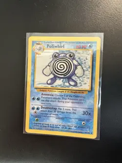 Poliwhirl 38/102 Uncommon Pokemon Card Base Set LP/NM- - Image 1