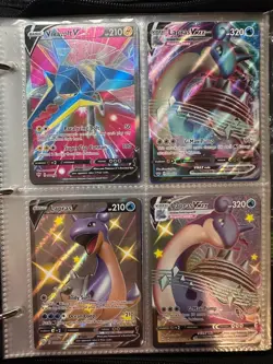 Pokemon TCG Cards Binder Lot (66 CARDS) V, VMAX, VSTAR, Trainer Gallery, GX, EX - Image 5