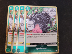 4x One Piece Card Game Spiderweb OP04-035 R English - Image 1