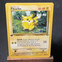 NM 1st Edition Pikachu 60 / 64 jungle 1999 Pokemon card wizards of the coast - Image 1