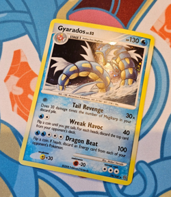 Gyarados Holo 19/100 Ultra Rare Diamond & Pearl Stormfront Pokemon Card 2008 LP - Image 1