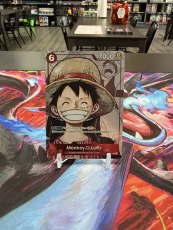 Monkey D Luffy Manga Promo P Alternate Art P-001 One Piece Card English - Image 1