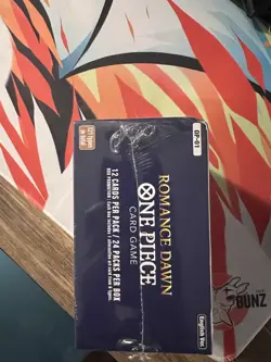 One Piece Card Game Romance Dawn OP-01 Booster Box Sealed - English White Bottom - Image 3
