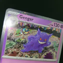 DOUBLE WHOLE SWIRL 🌀💫 Gengar 094/165 151 Club Cosmos Holo Promo Pokemon Card - Image 3