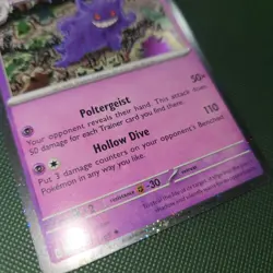 DOUBLE WHOLE SWIRL 🌀💫 Gengar 094/165 151 Club Cosmos Holo Promo Pokemon Card - Image 4