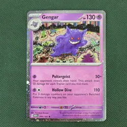 DOUBLE WHOLE SWIRL 🌀💫 Gengar 094/165 151 Club Cosmos Holo Promo Pokemon Card - Image 5